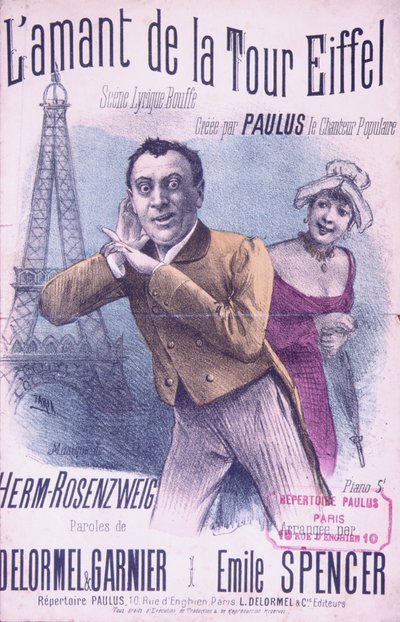 Paulus (1845-1908) tarafından söylenen LAmant de la Tour Eiffel şarkısının müziği, Herm-Rosenzweig